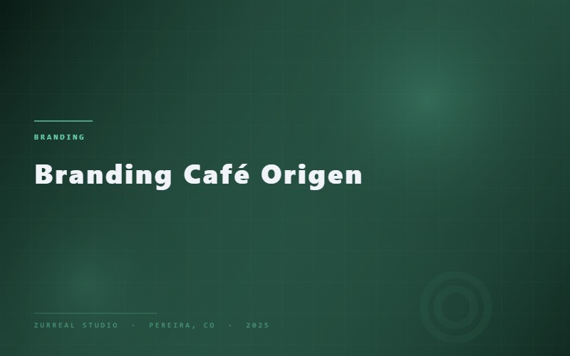 Branding Café Origen